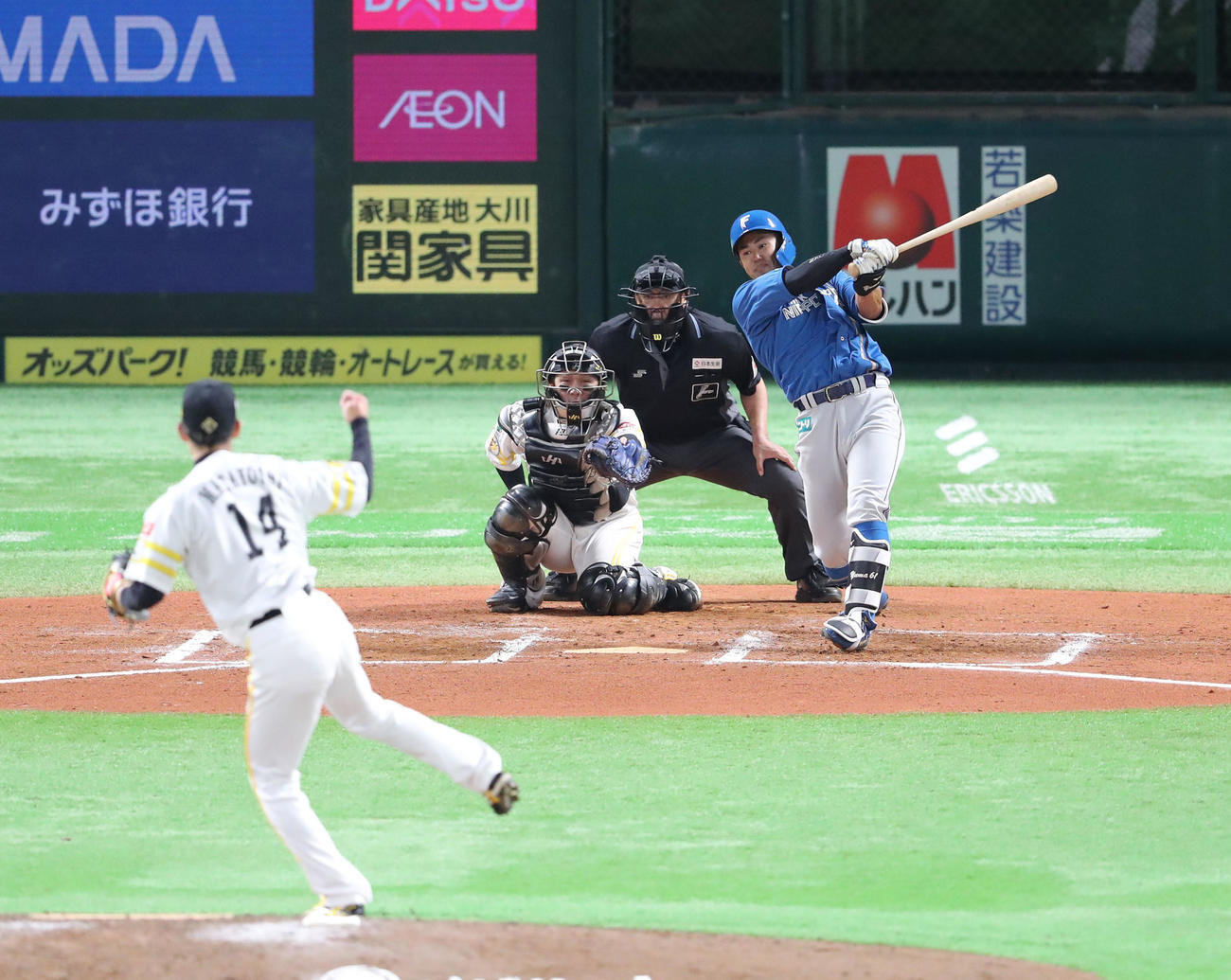 日本ハムの今川優馬（2024年5月6日撮影）
