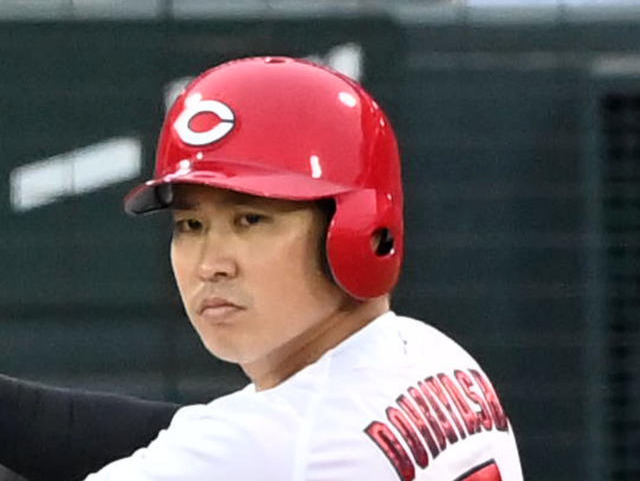 広島堂林翔太（2024年5月1日撮影）