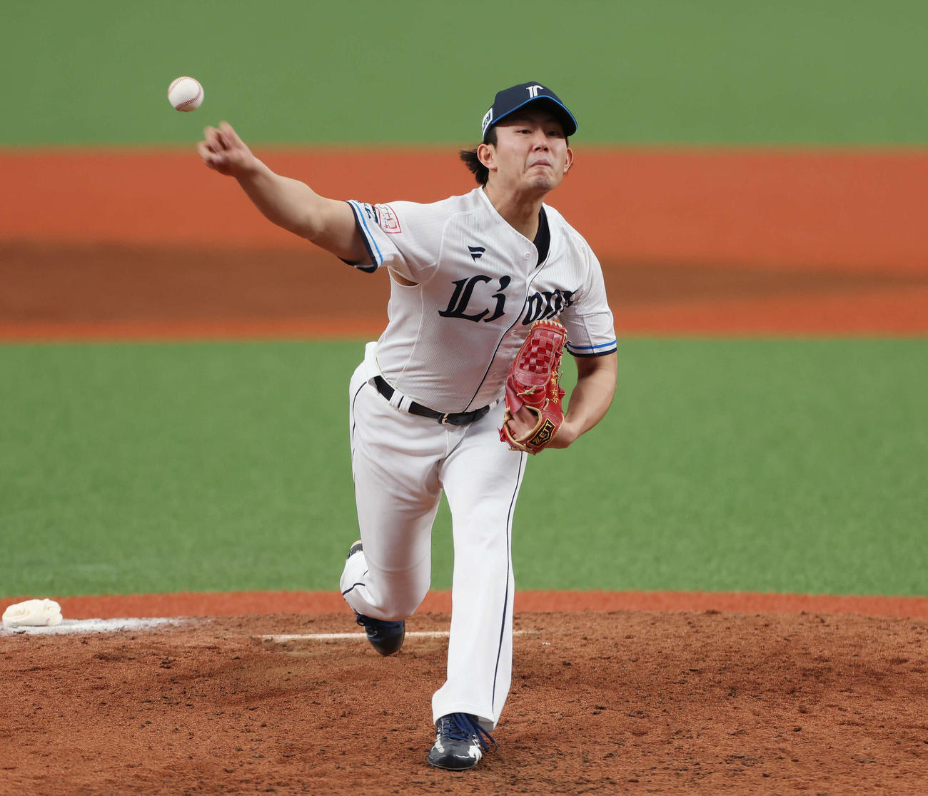 西武対楽天　西武先発の今井（撮影・宮地輝）