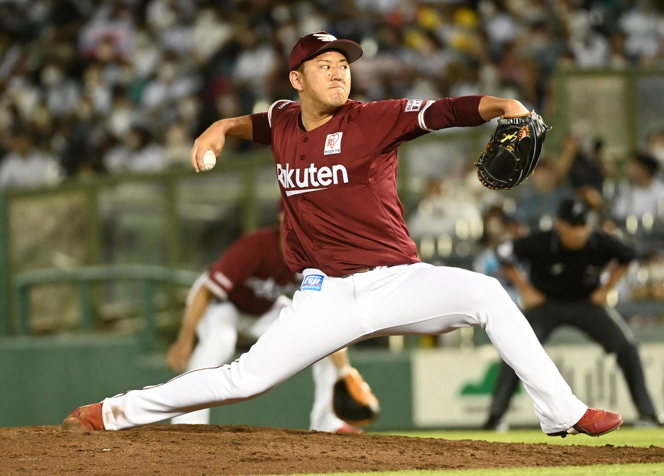 楽天時代の福井優也(2022年6月29日撮影)