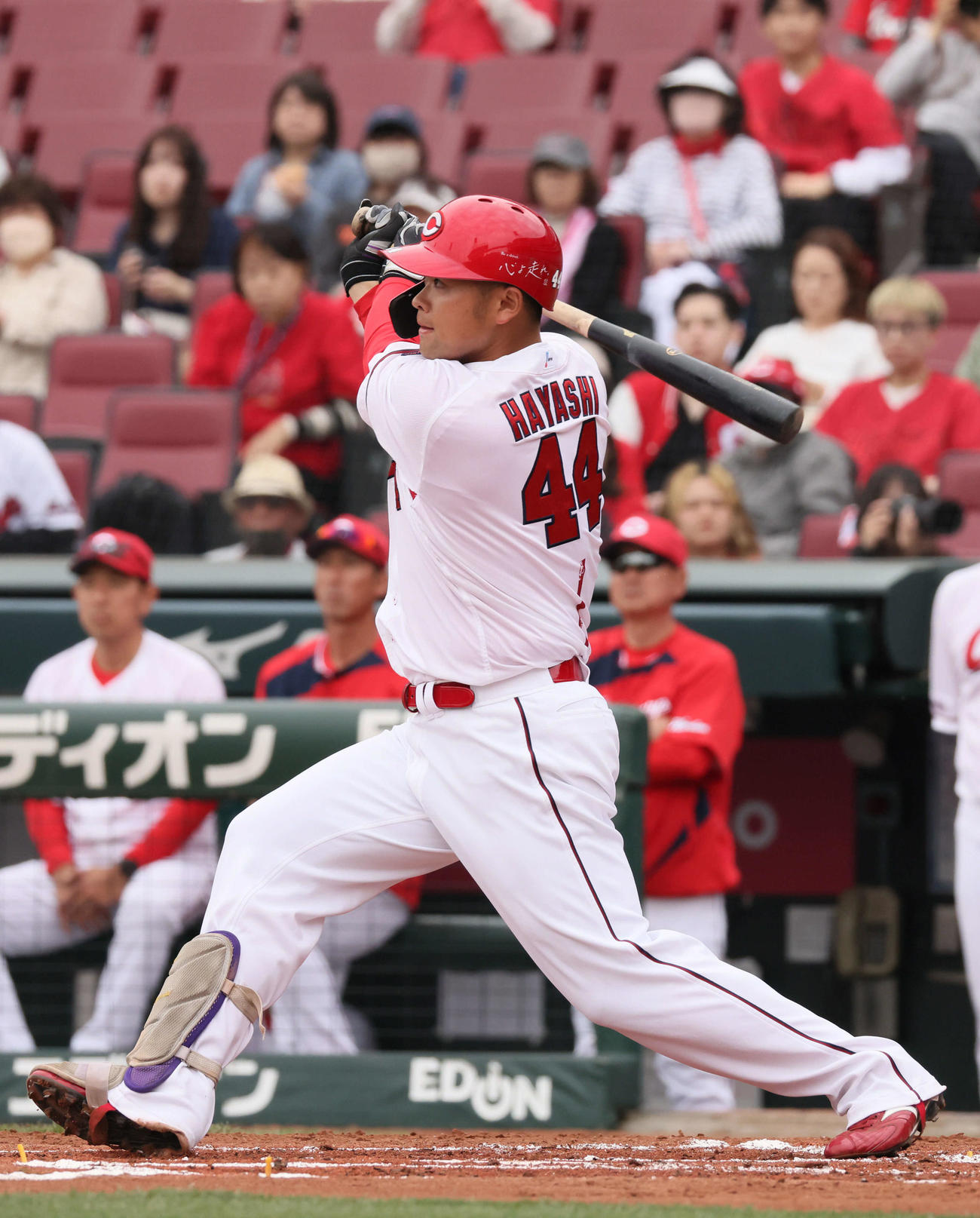 広島林晃汰（2024年4月26日撮影）