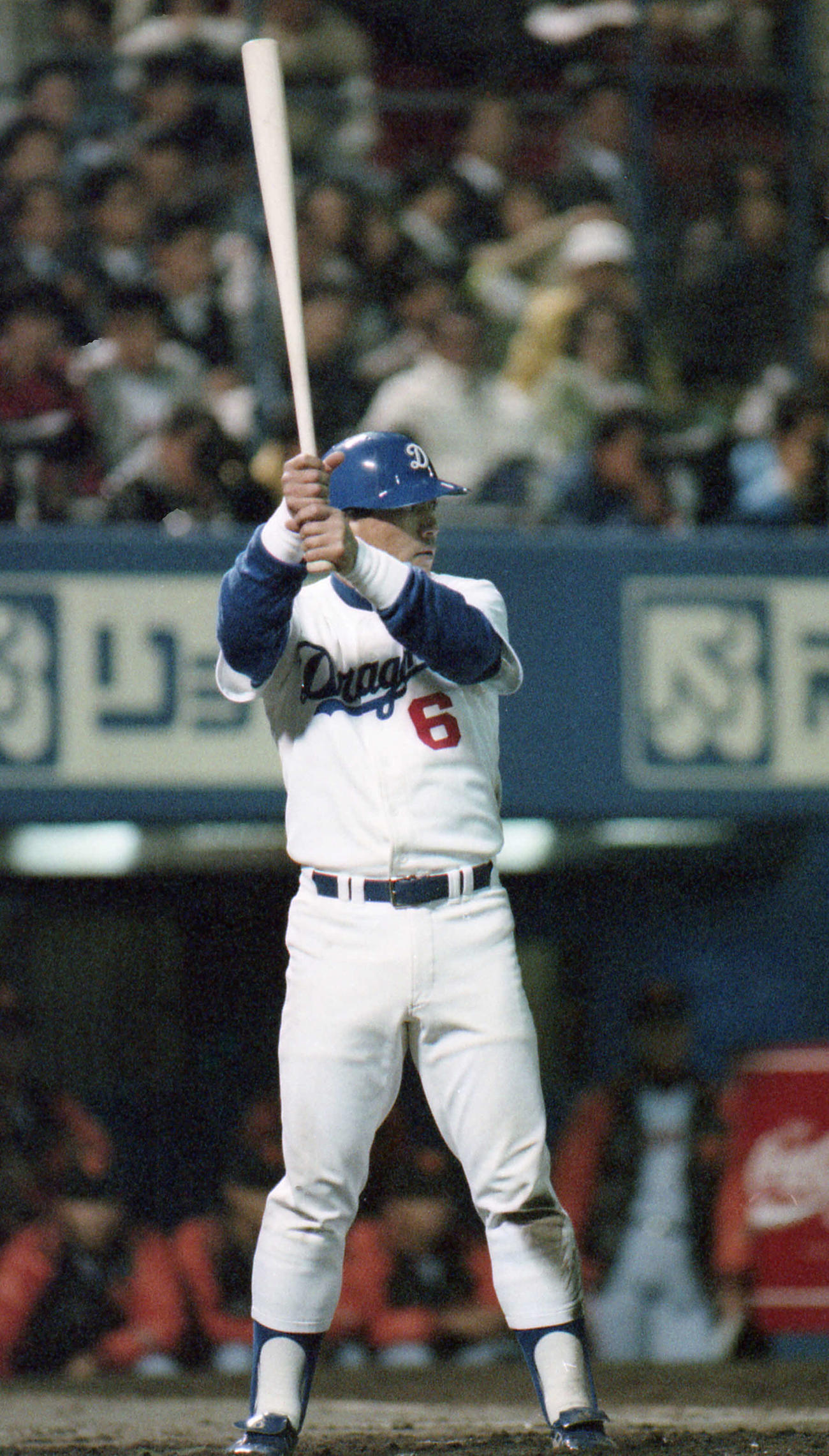 中日時代の落合博満氏（1990年撮影）