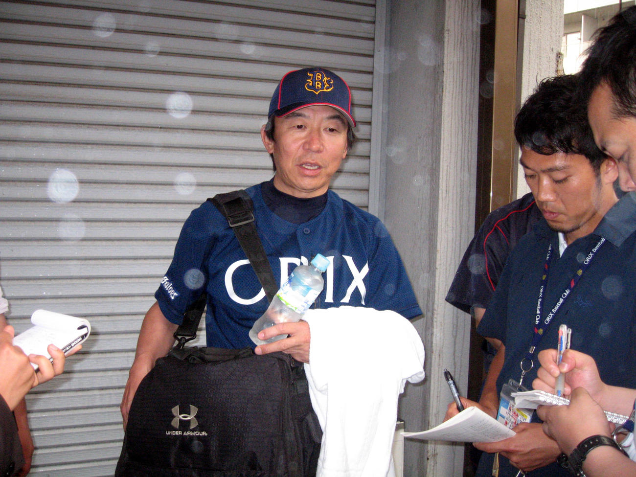 2009年6月18日、オリックス練習　この日から1軍チーフに昇格した清川栄治投手コーチは巻き返しへ熱く意気込みを語った
