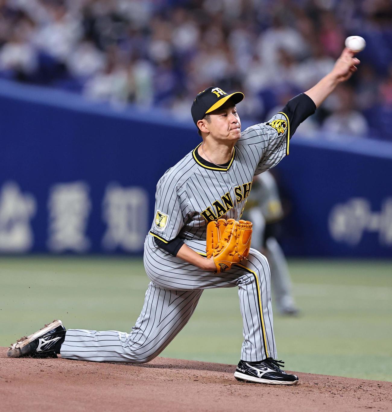 阪神対中日　阪神先発の大竹（撮影・上田博志）