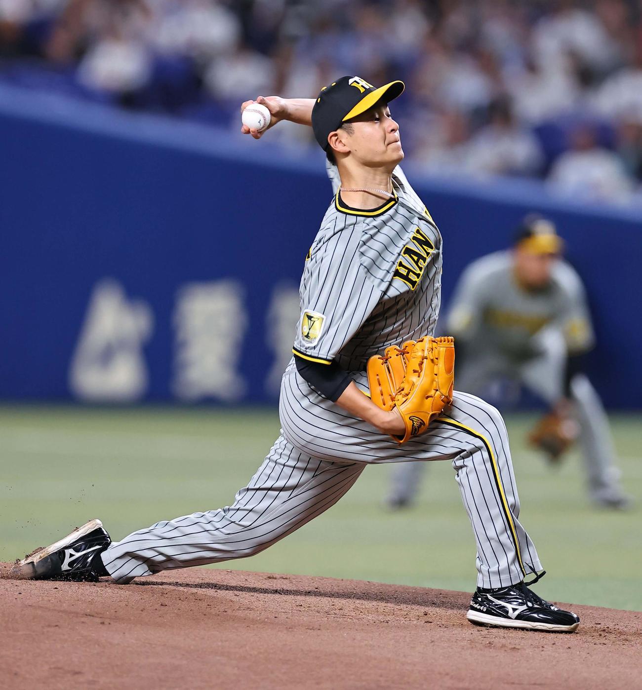 阪神対中日　阪神先発の大竹（撮影・上田博志）