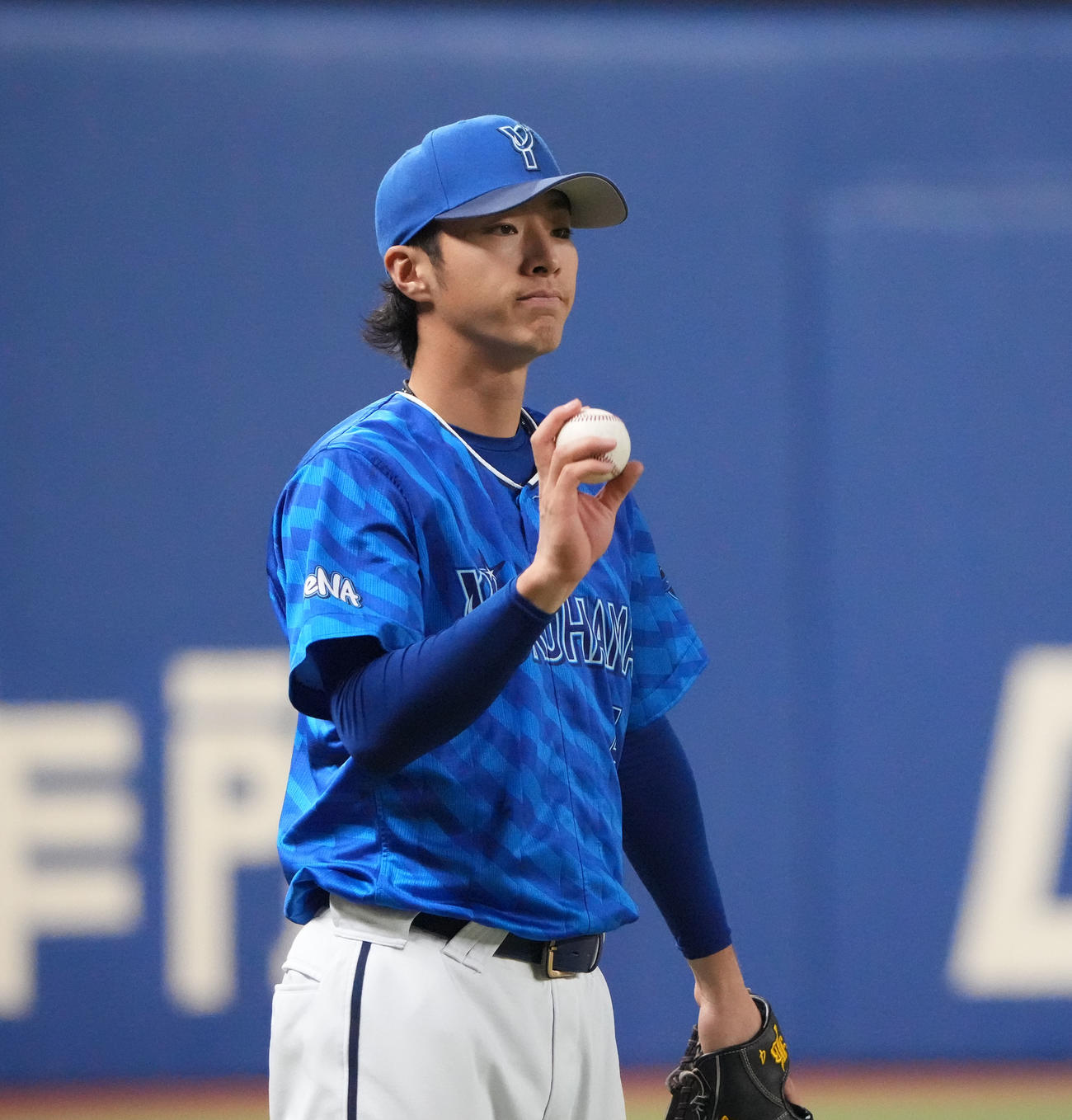 DeNA度会隆輝（2024年5月1日撮影）