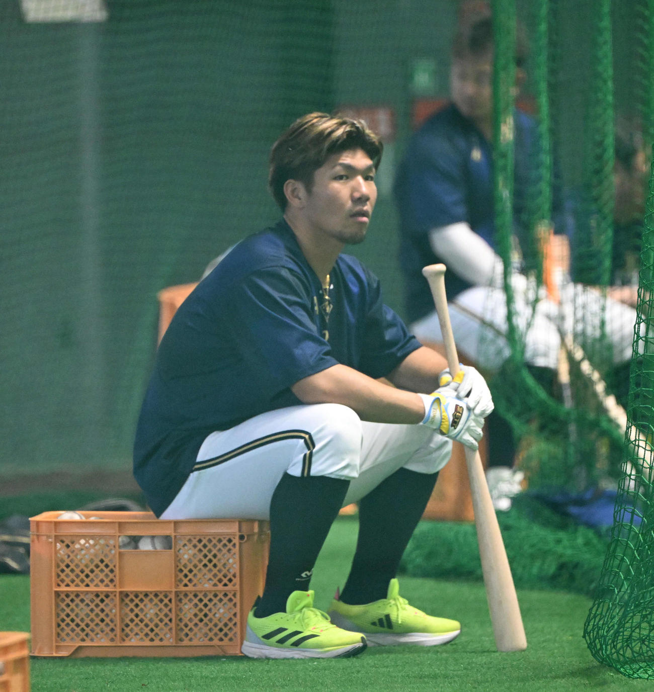 オリックス頓宮裕真（2024年5月13日撮影）