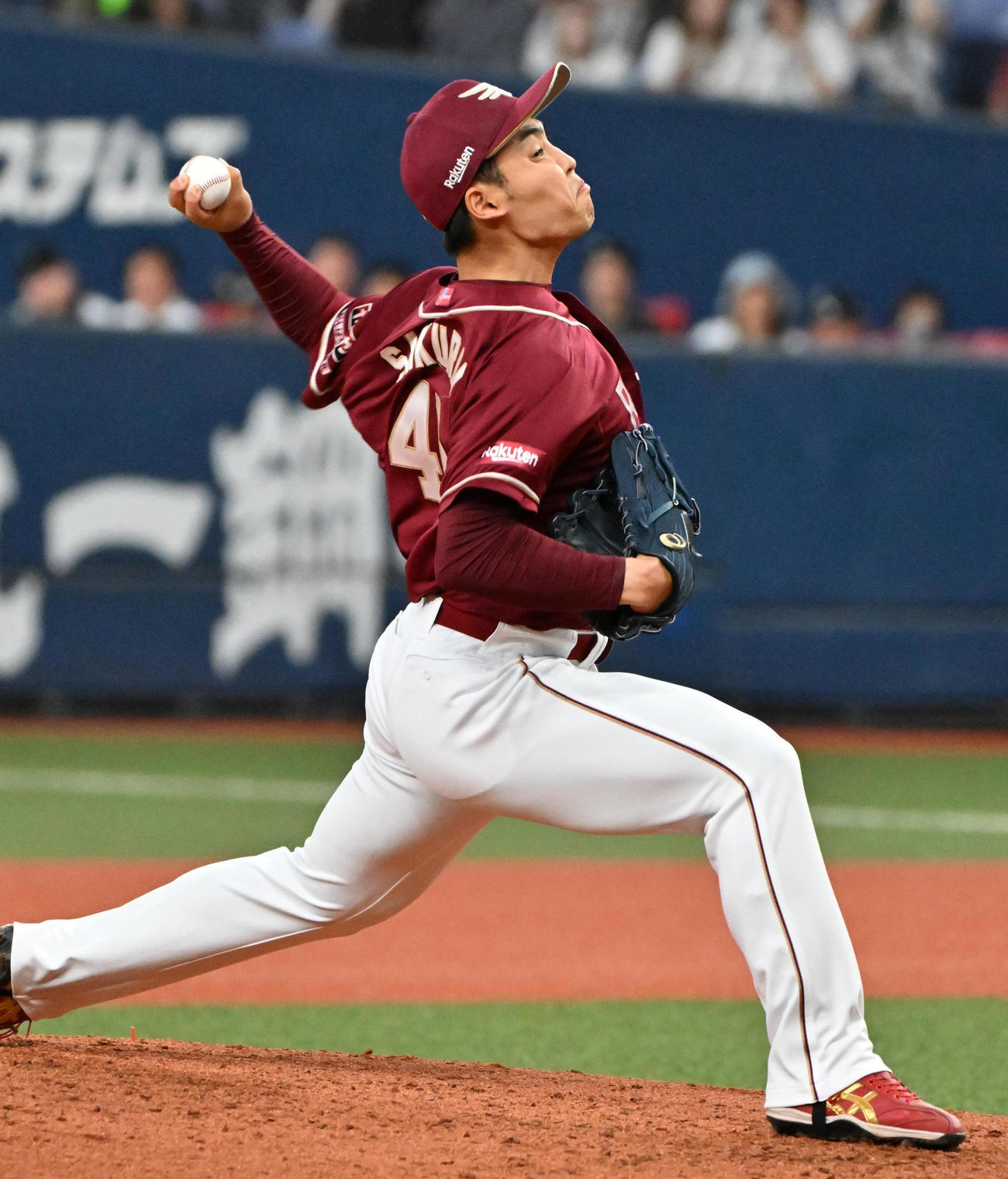 オリックス対楽天　楽天2番手の桜井（撮影・石井愛子）