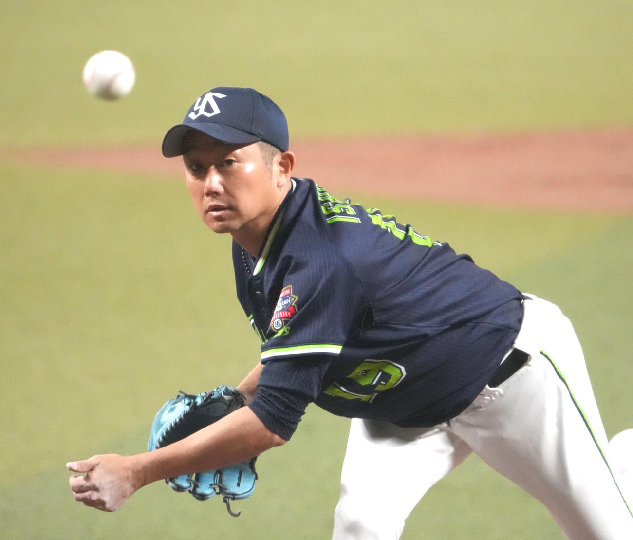 ヤクルト石川雅規（2024年4月撮影）
