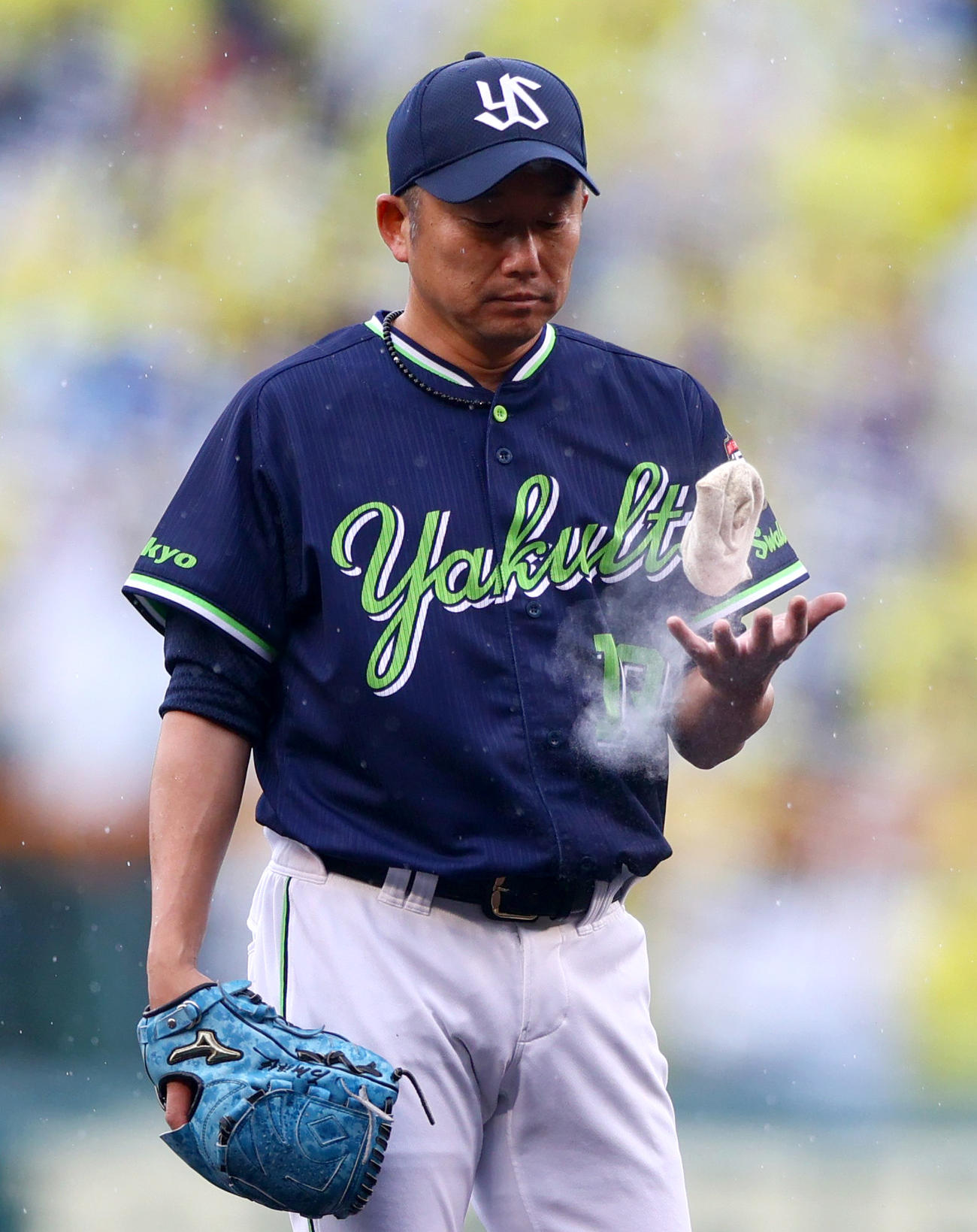 阪神対ヤクルト　ヤクルト先発の石川（撮影・上山淳一）