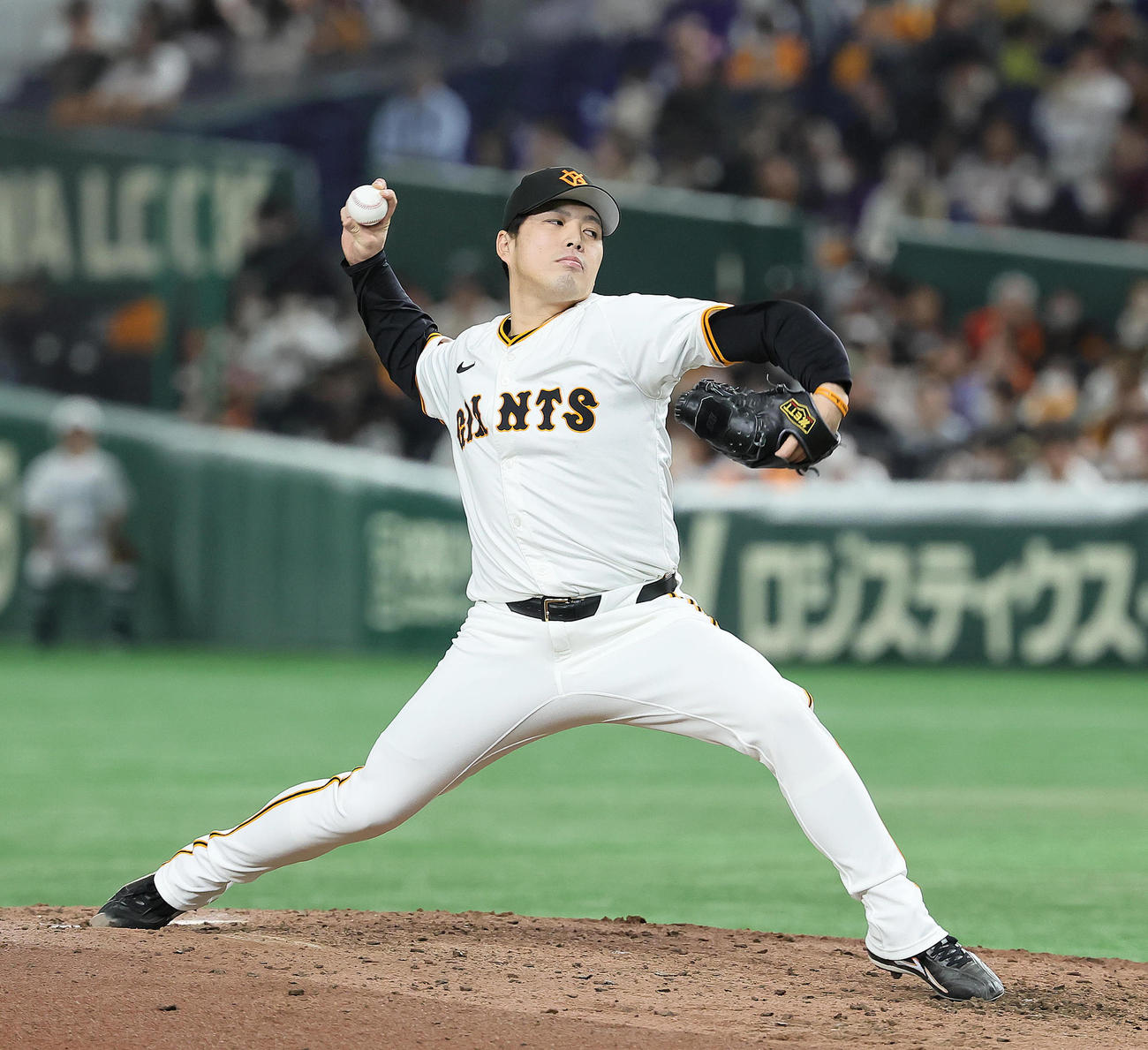 巨人馬場皐輔（2024年3月24日撮影）