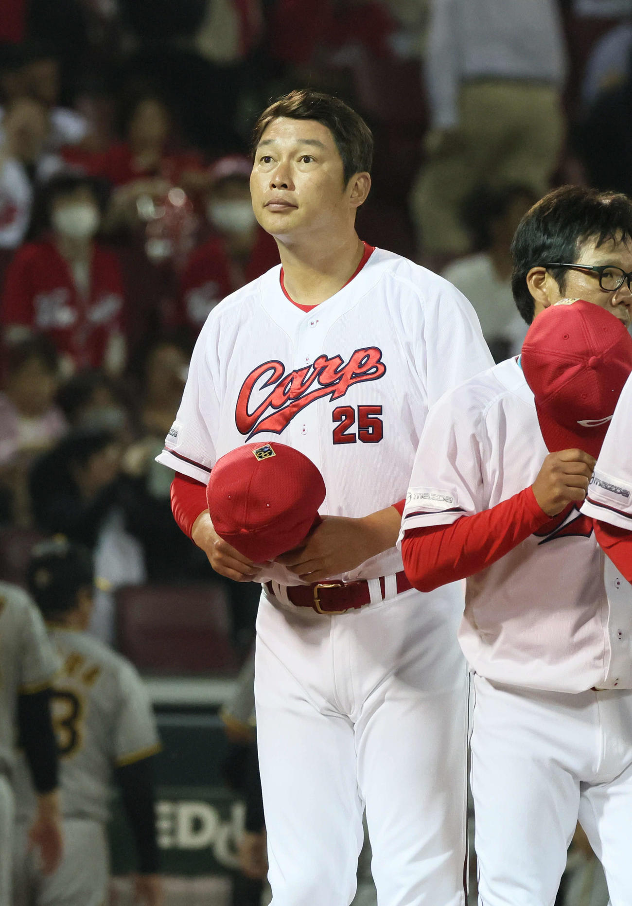 島対阪神　敗れた新井監督（撮影・加藤孝規）