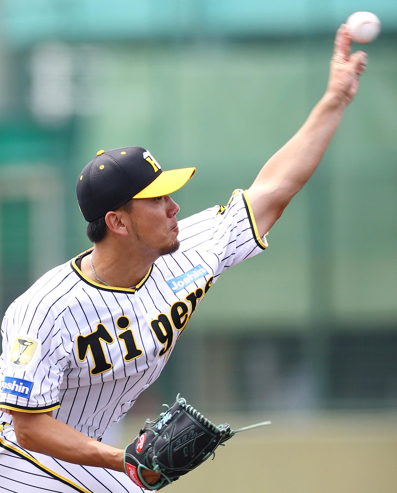 ウエスタン・リーグ　阪神対オリックス　力投する阪神伊藤将（撮影・上山淳一）
