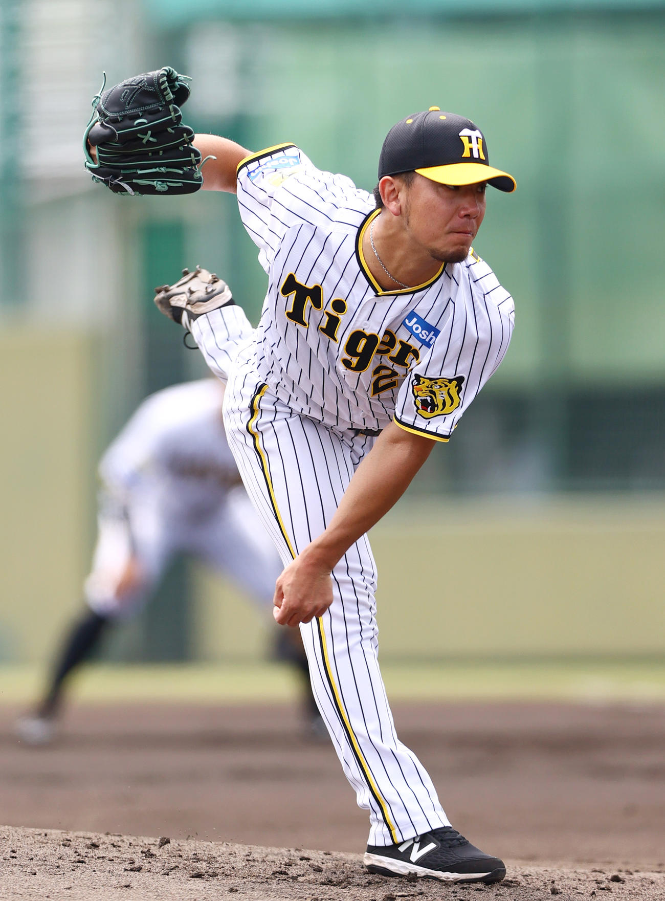 ウエスタン・リーグ　阪神対オリックス　力投する阪神伊藤将（撮影・上山淳一）