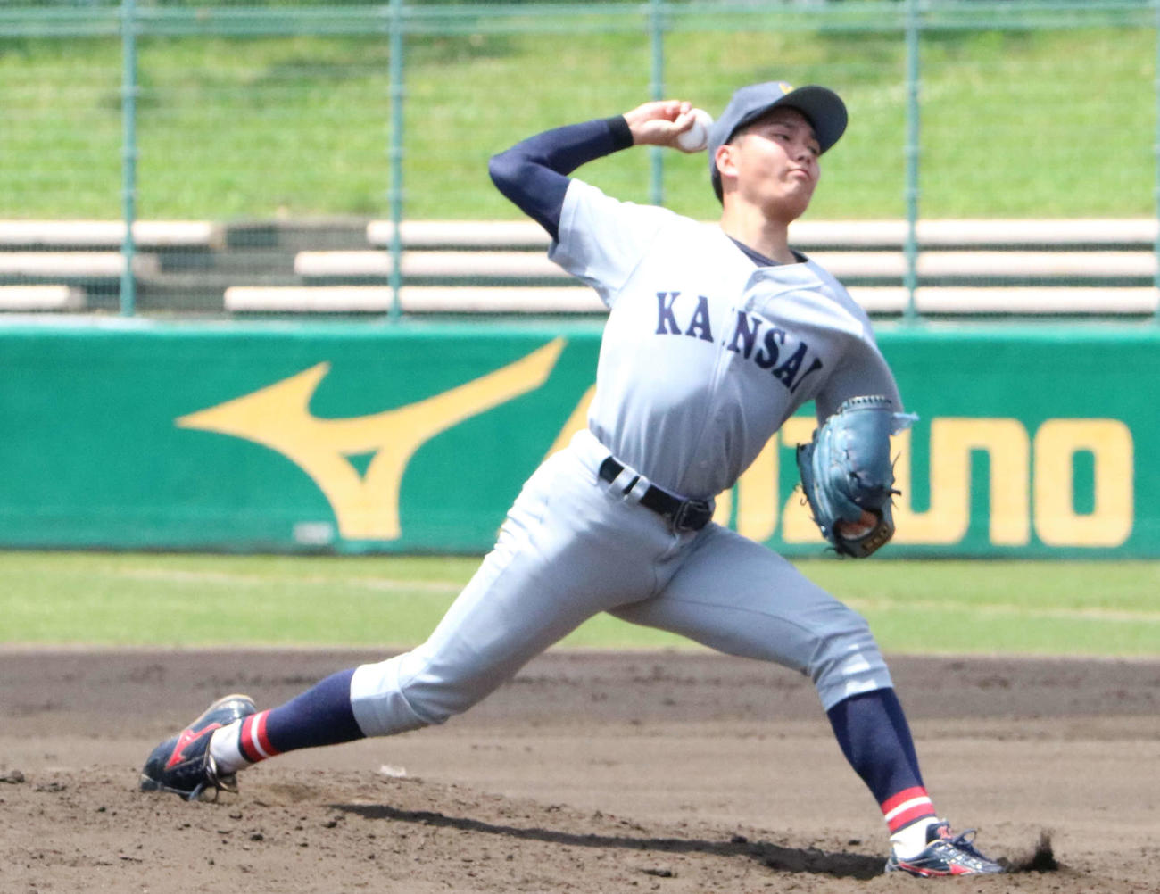 近大戦に先発した、関大の岩井将吾