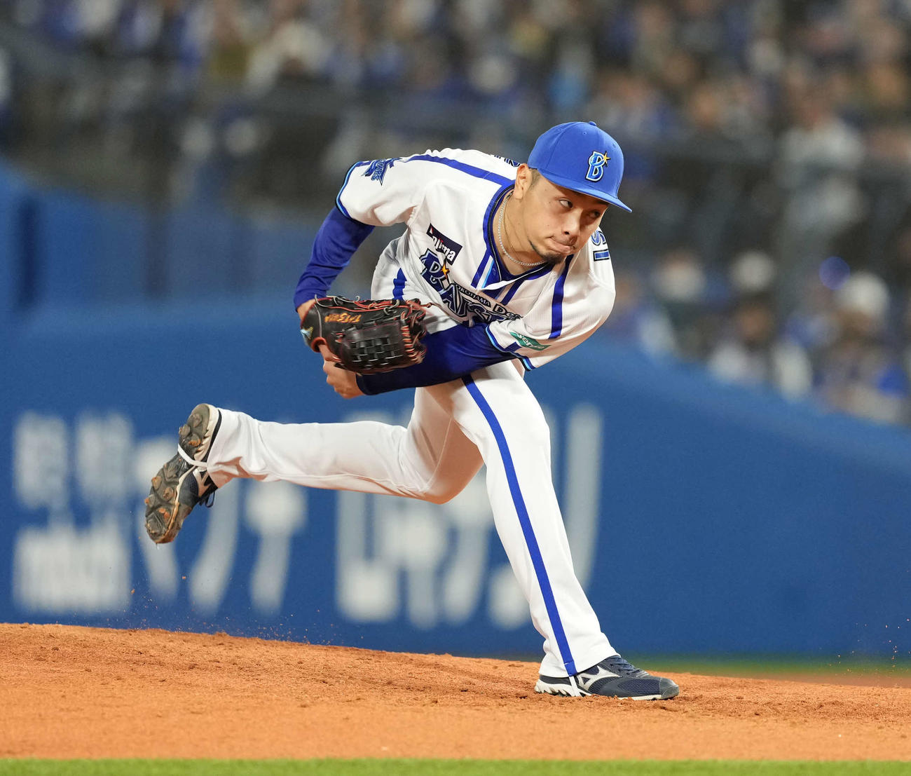DeNA石川達也（2024年4月10日撮影）