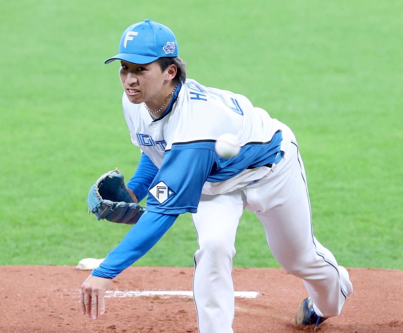 イースタン・リーグ　日本ハム対巨人　4回を投げ無安打に抑える細野（撮影・黒川智章）