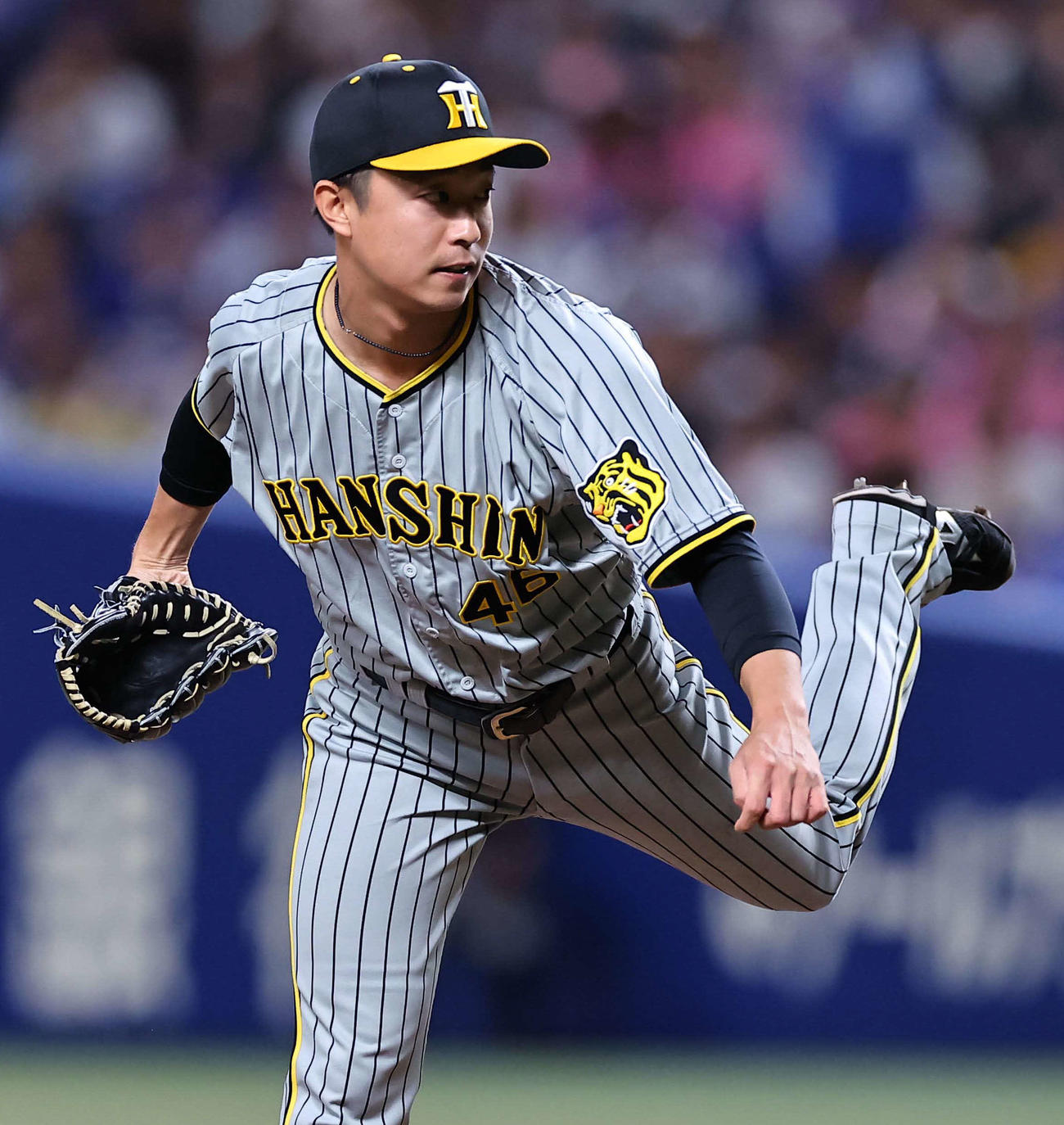 阪神島本浩也（2024年5月15日撮影）