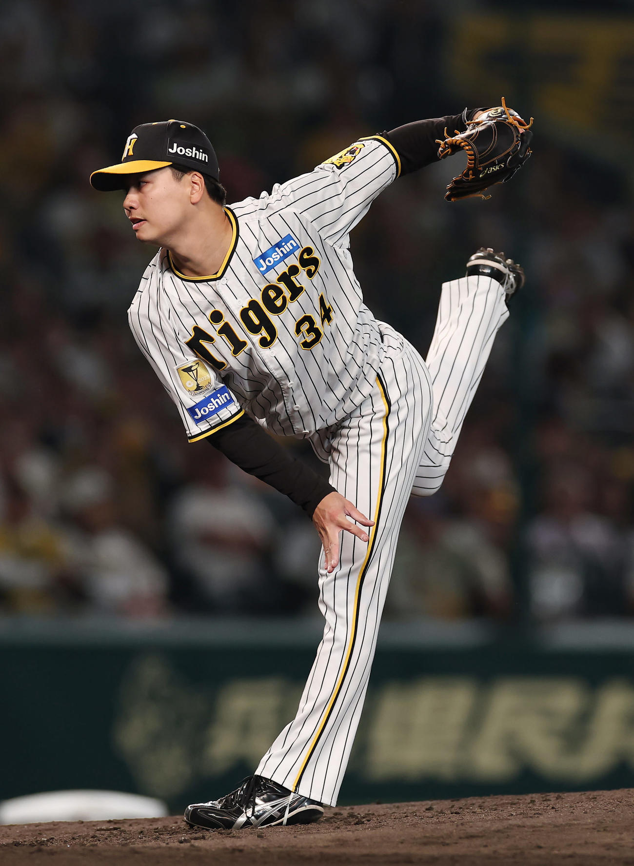 阪神漆原大晟（2024年5月24日撮影）