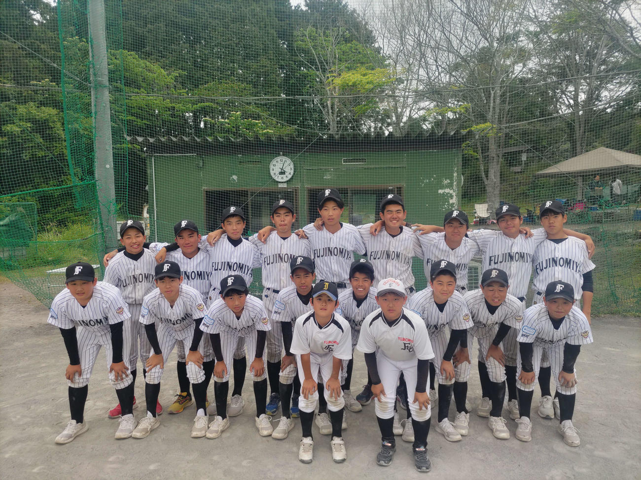 全員野球の富士宮リトルシニア