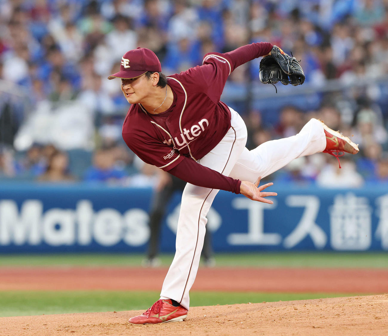 DeNA対楽天　楽天先発の内（撮影・宮地輝）
