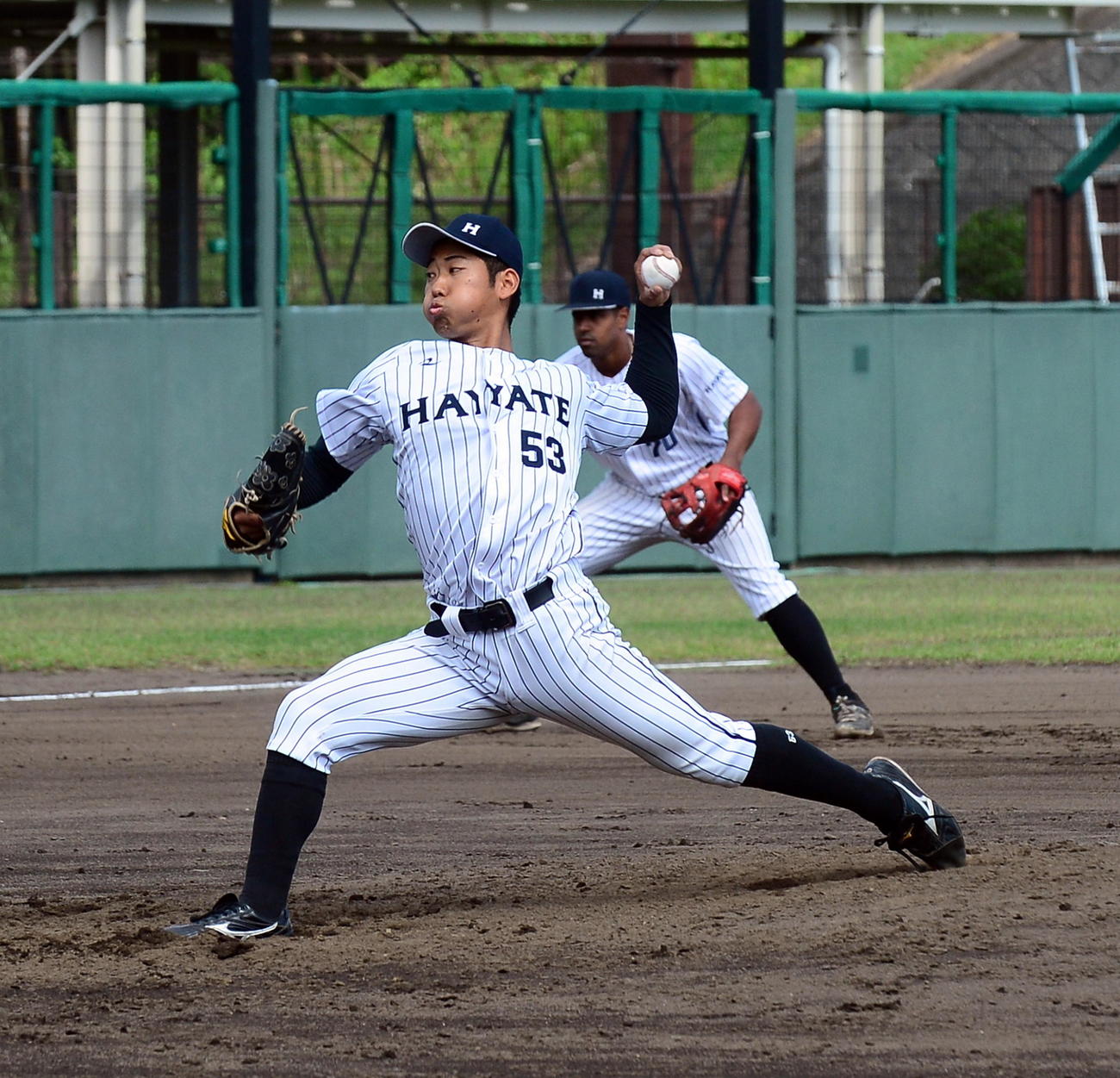 力投するくふうハヤテ池谷