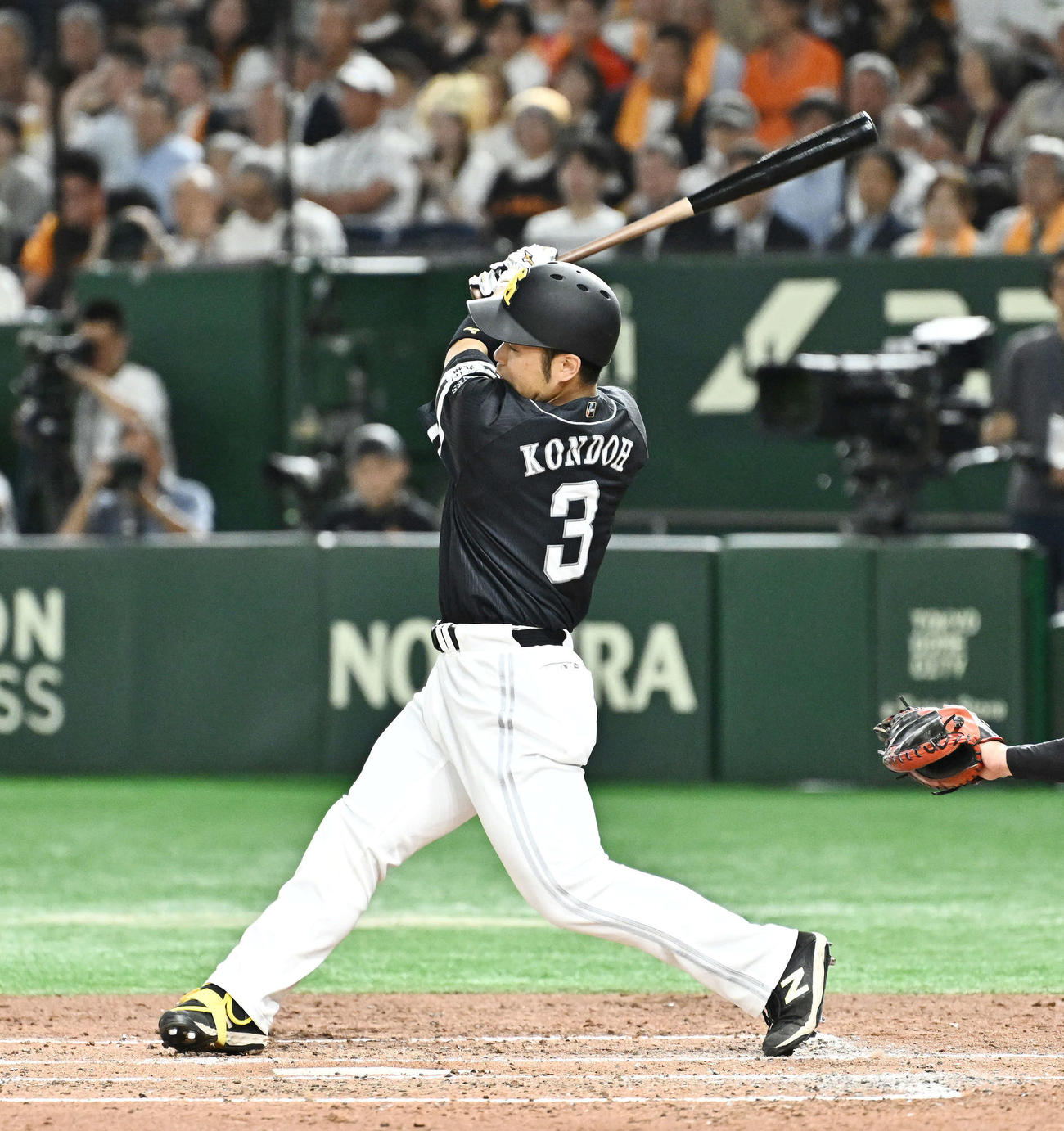 ソフトバンク近藤健介（2024年5月29日撮影）