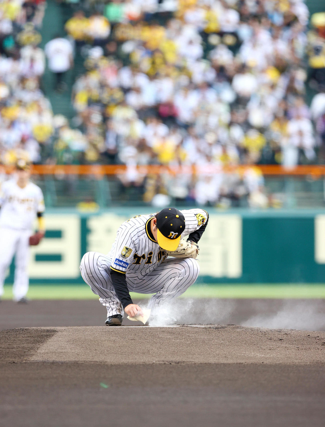 阪神対日本ハム　阪神先発の西勇（撮影・上山淳一）
