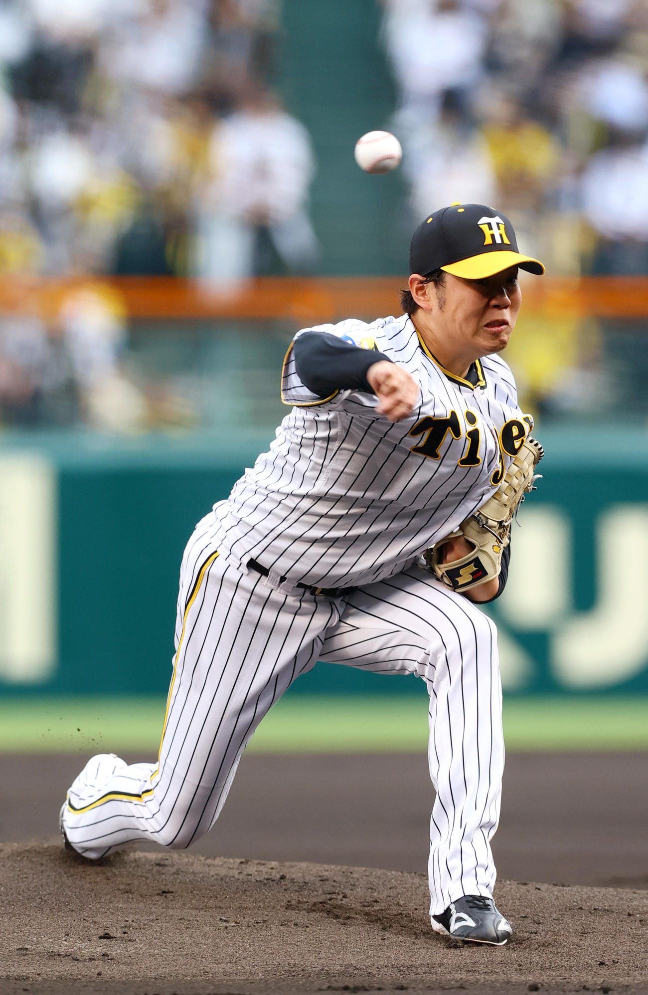 阪神対日本ハム　阪神先発の西勇（撮影・上山淳一）