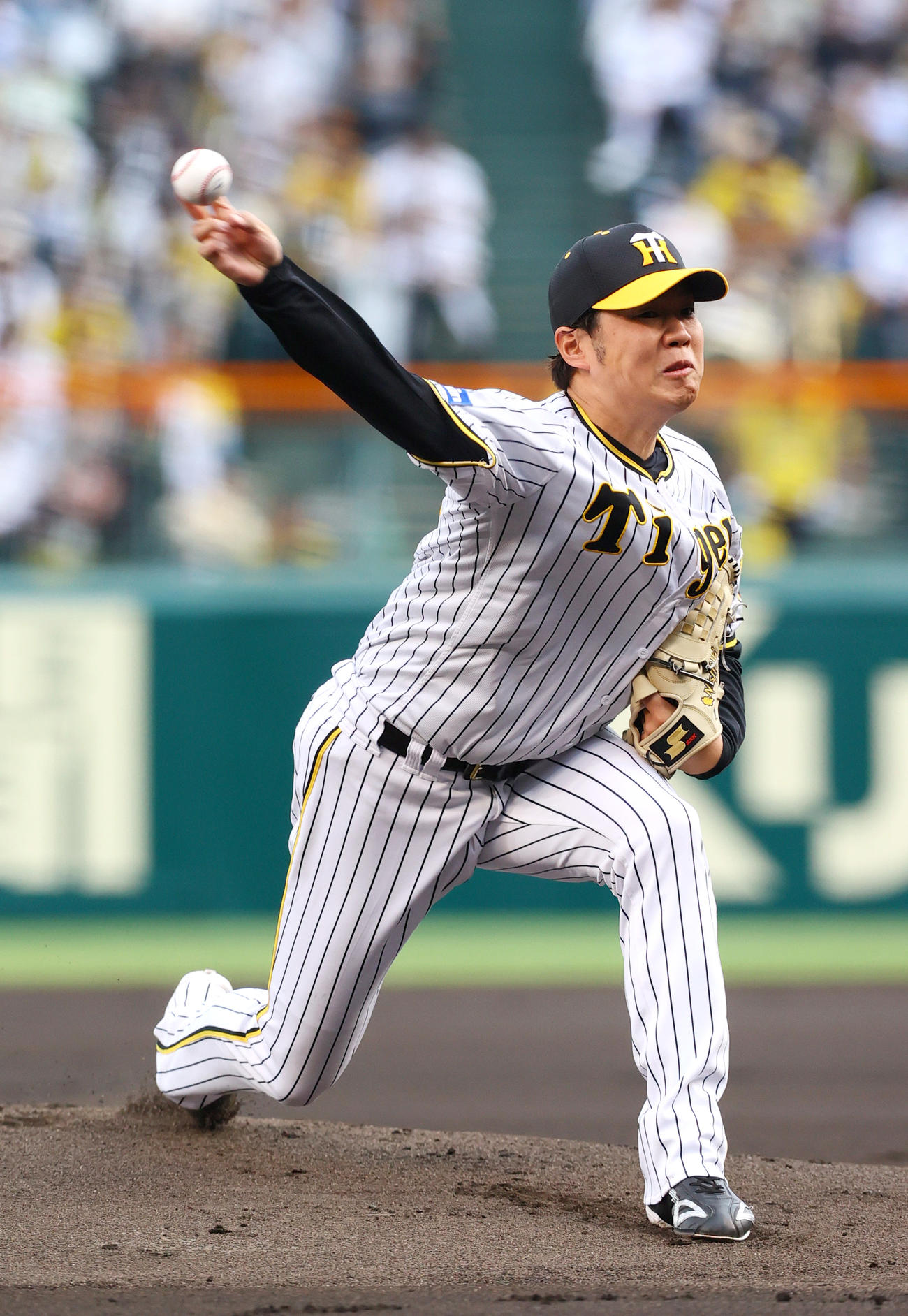 阪神対日本ハム　阪神先発の西勇（撮影・上山淳一）