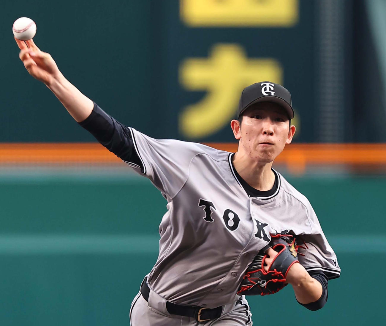 巨人戸郷翔征（2024年5月24日撮影）