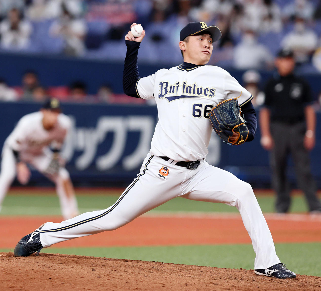 オリックス時代の吉田凌（2022年9月15日撮影）