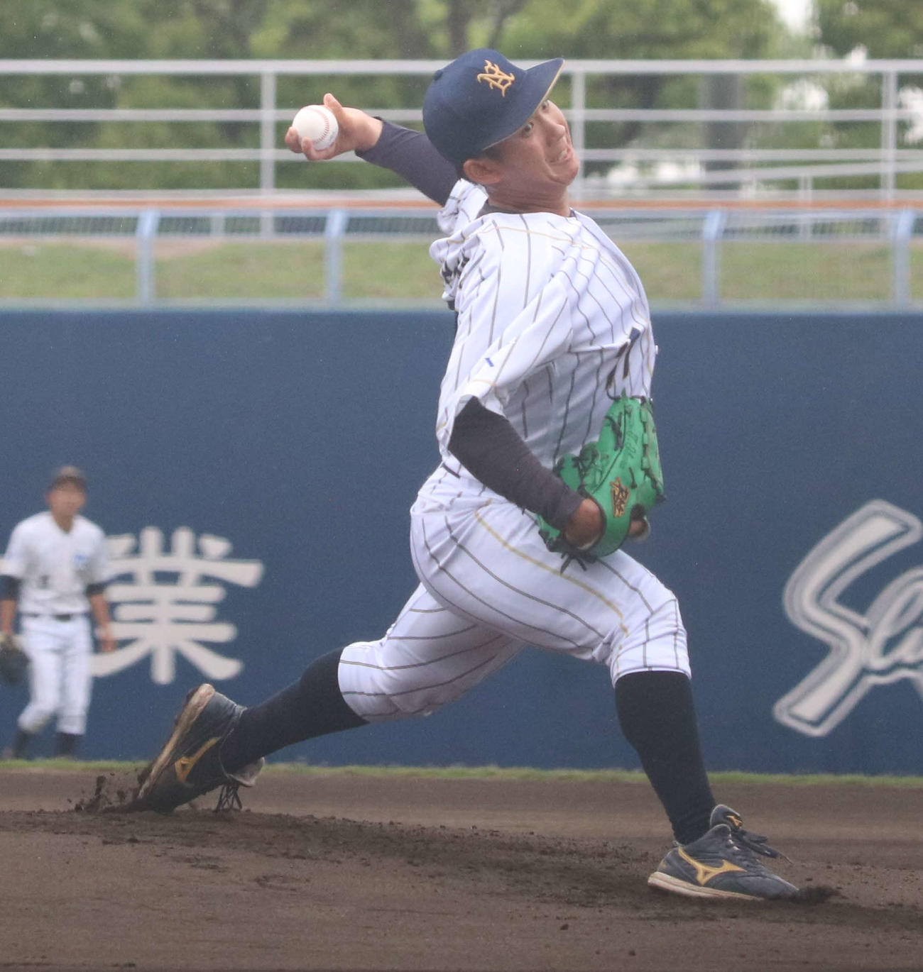 パナソニック戦で先発した、NTT西日本の伊原陵人