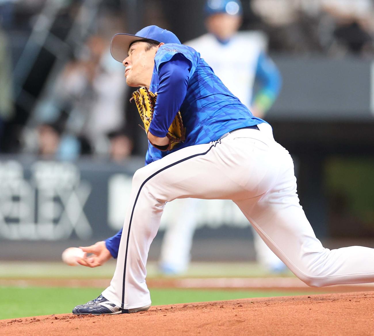 日本ハム対DeNA DeNA先発の中川颯（撮影・黒川智章）
