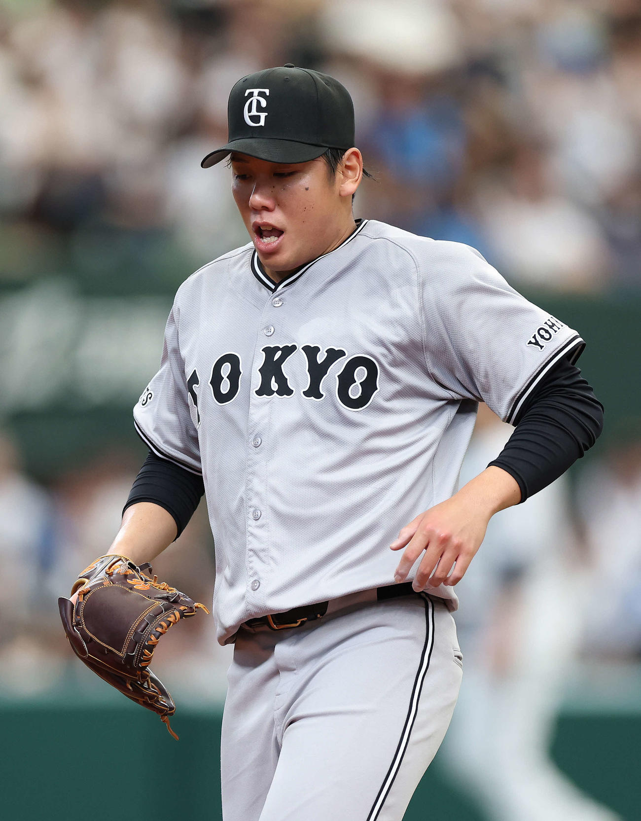 西武対巨人　2回裏を抑える又木（撮影・河田真司）