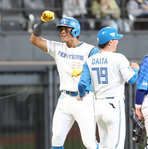 日本ハム】水谷瞬が正真正銘のプロ初本塁打「しっかり“打ち直す”ことが