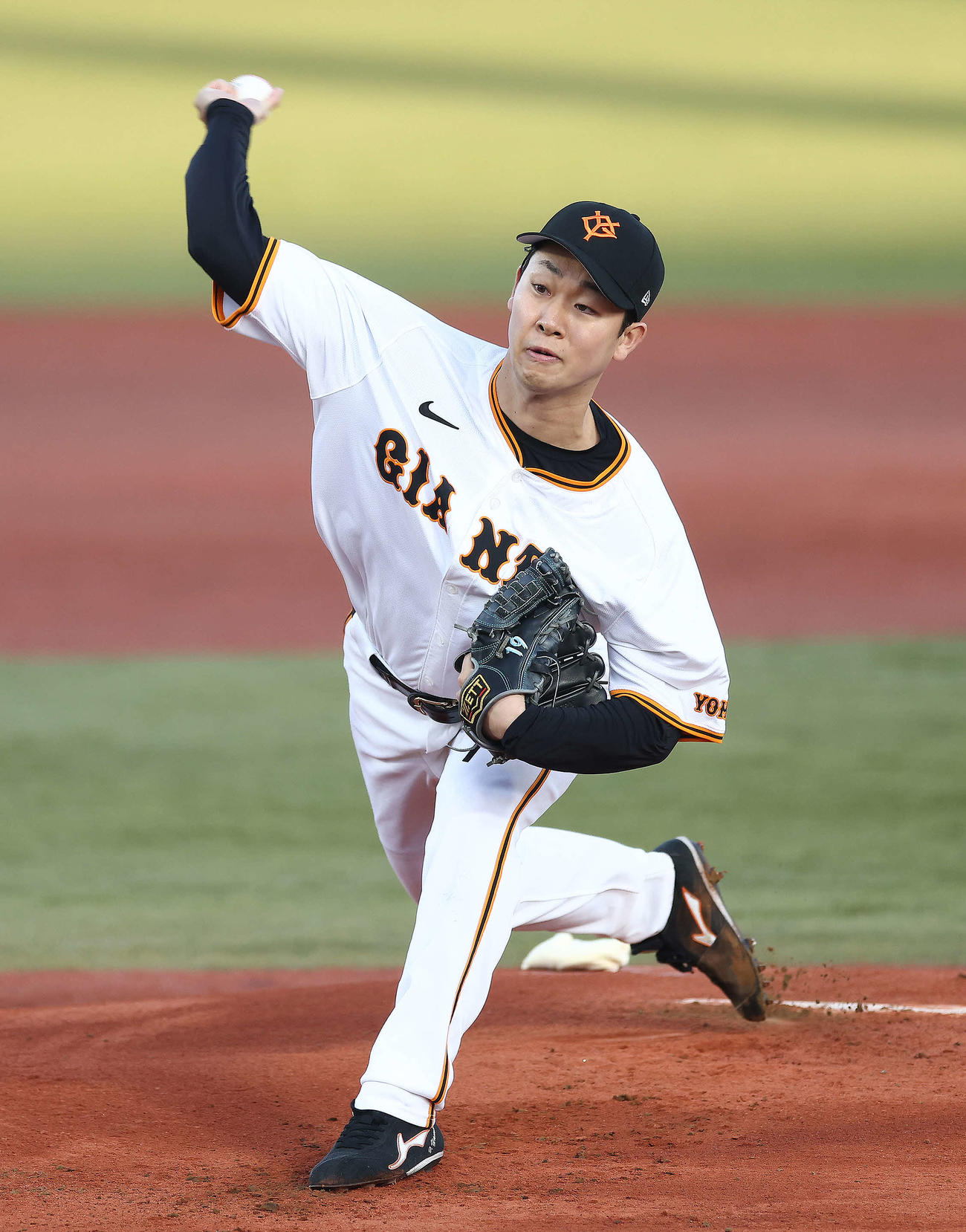 巨人山崎伊織（2024年5月14日撮影）