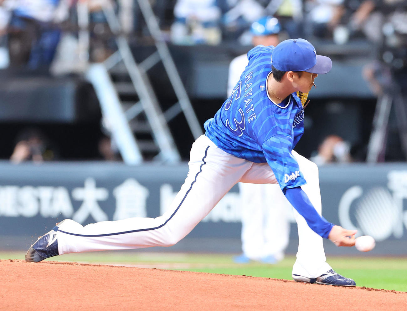 DeNA中川颯（2024年6月1日撮影）