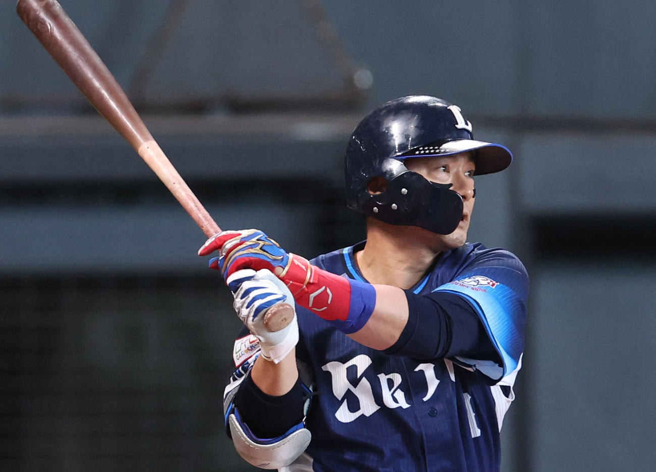 西武栗山巧（2024年4月7日撮影）