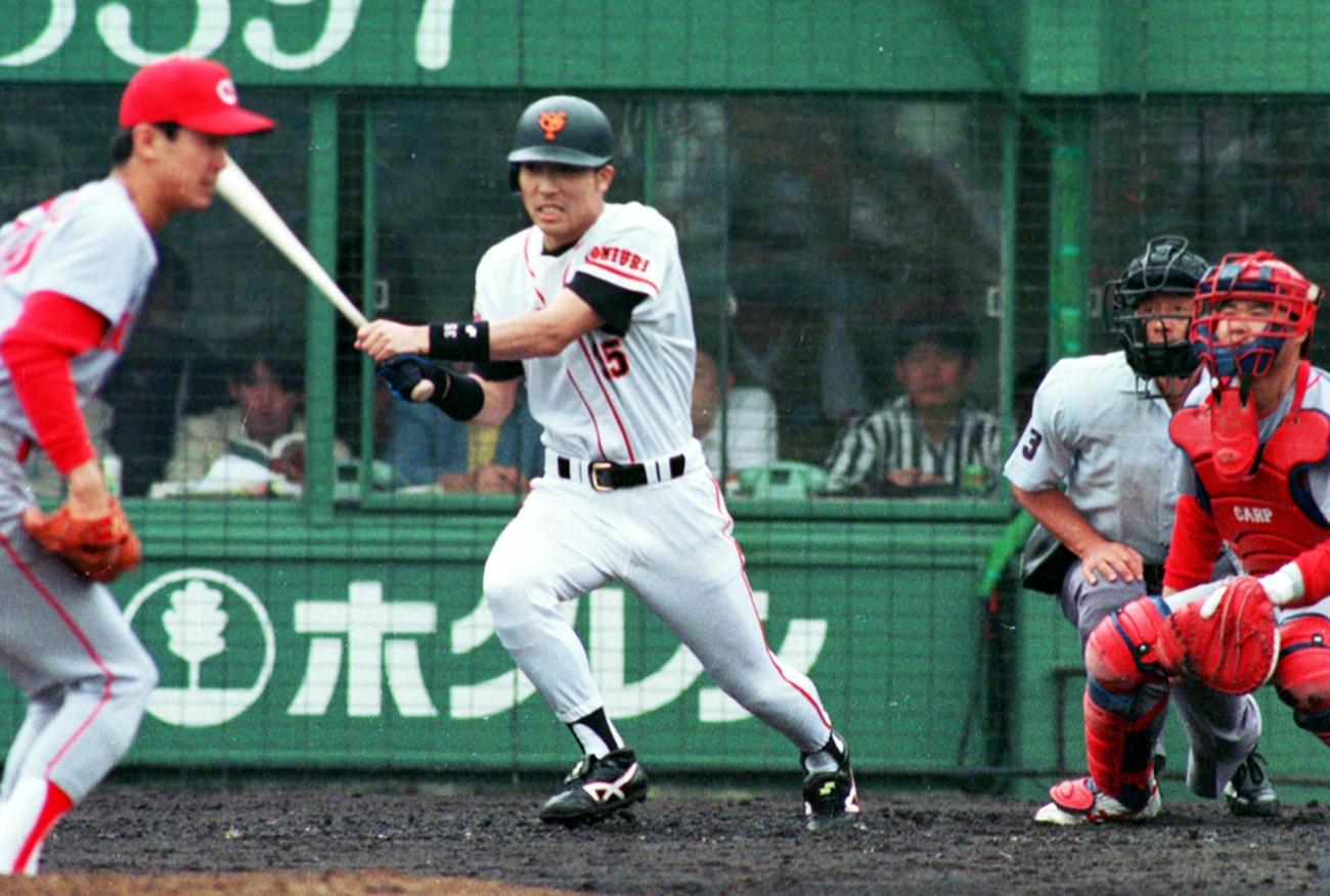 1996年7月9日、清水隆行が安打を放ち、9者連続安打のプロ野球タイ記録をマークする