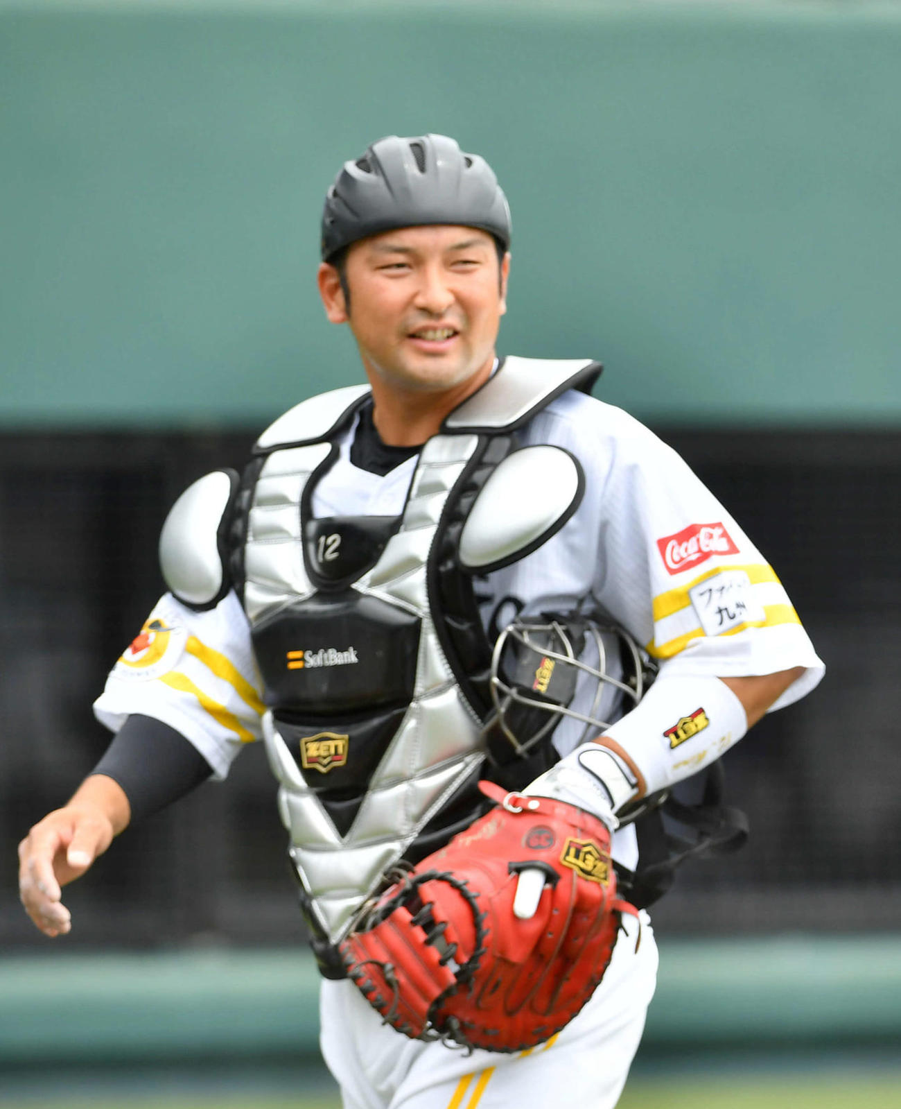 ソフトバンク嶺井博希（2024年5月23日撮影）