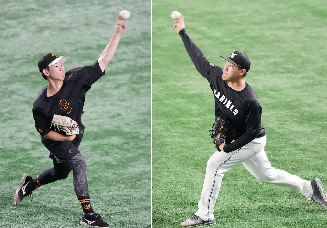 巨人井上温大－ロッテ西野勇士