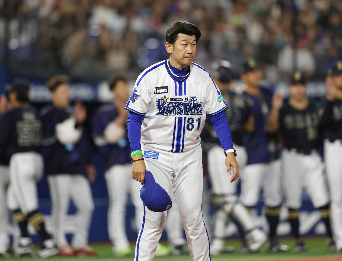DeNA対オリックス　オリックスに敗れたDeNA三浦監督（撮影・宮地輝）