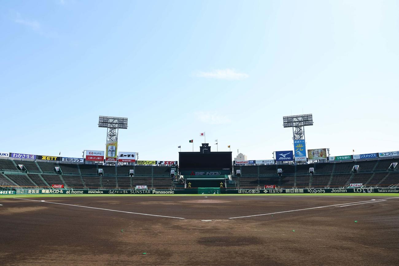 甲子園球場の全景