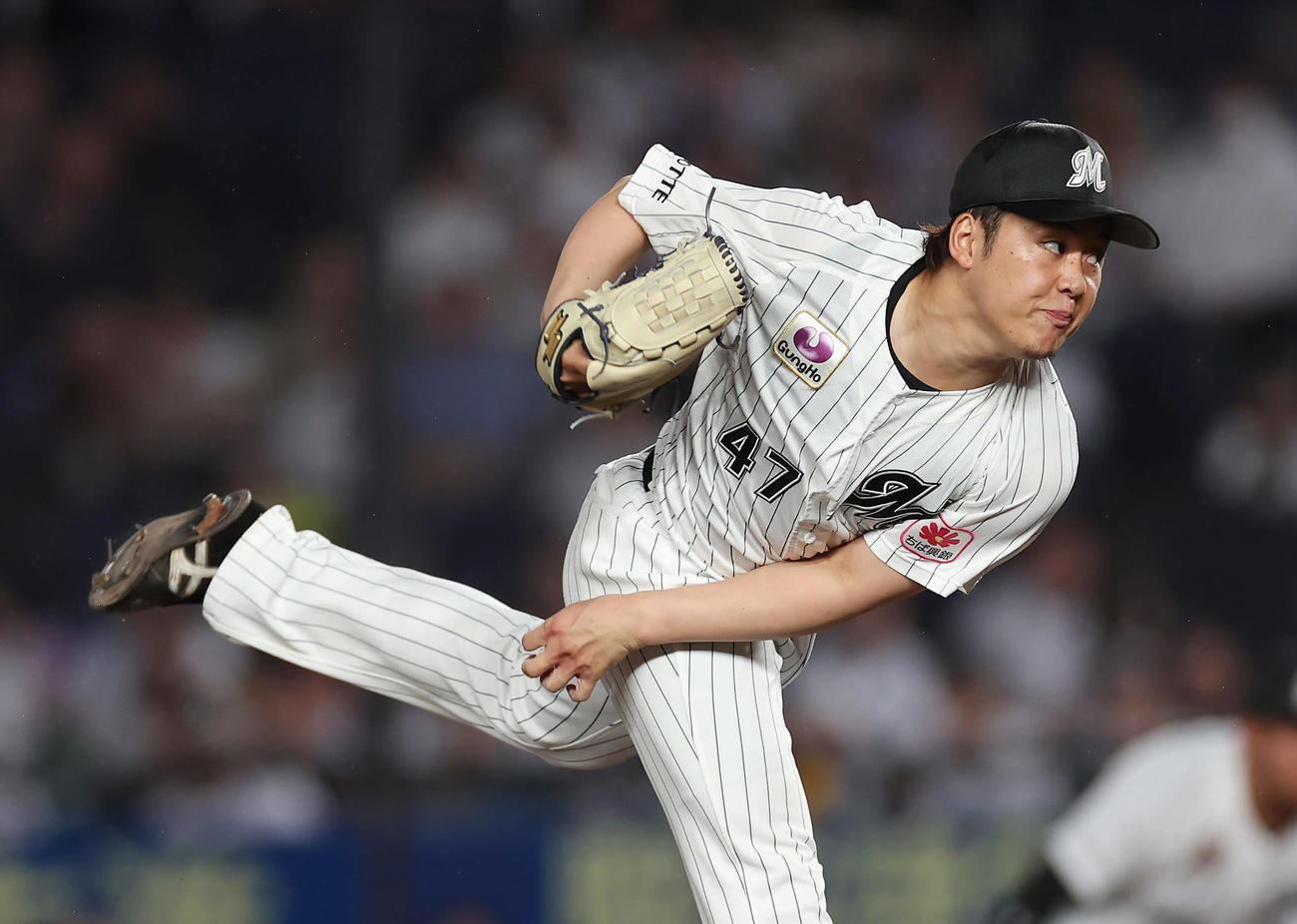 ロッテ鈴木昭汰（2024年5月31日撮影）