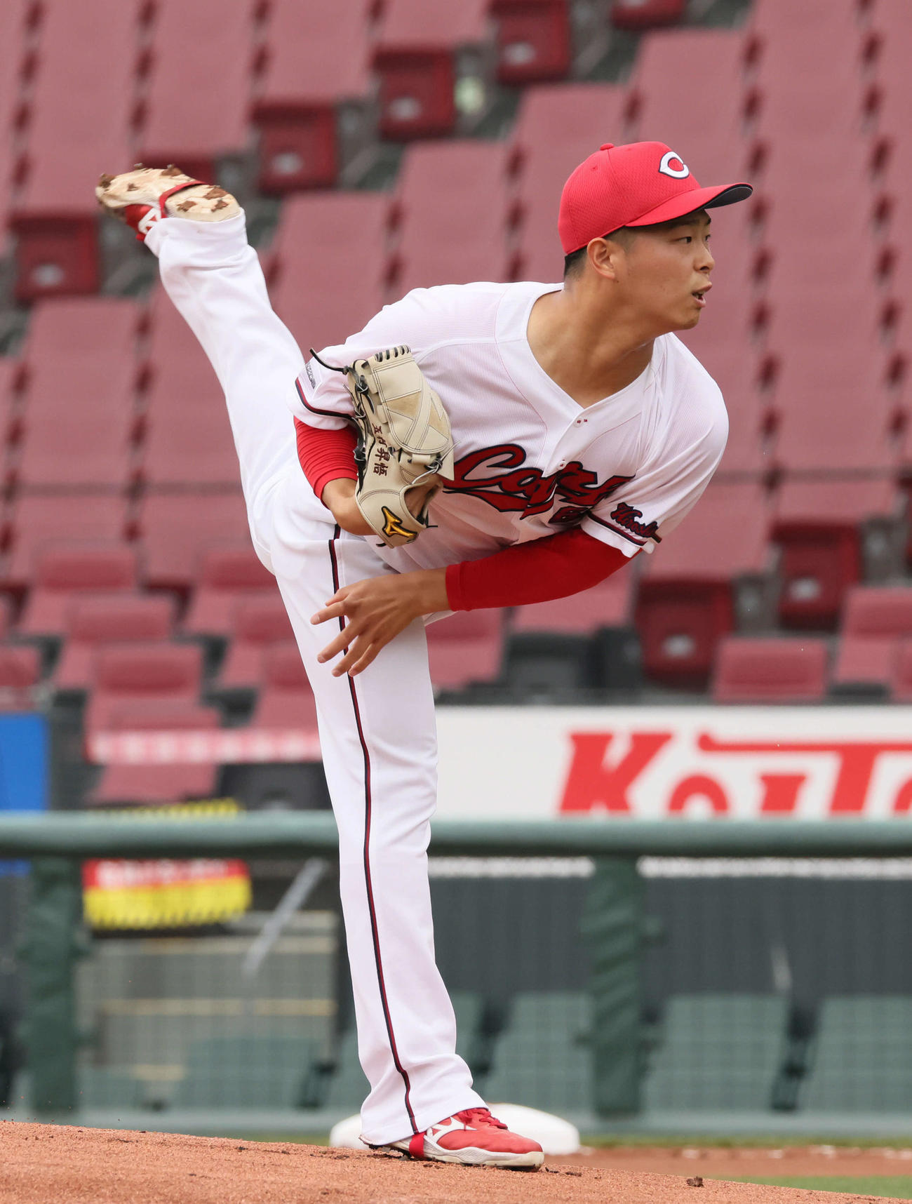 広島玉村昇悟（2024年4月26日撮影）