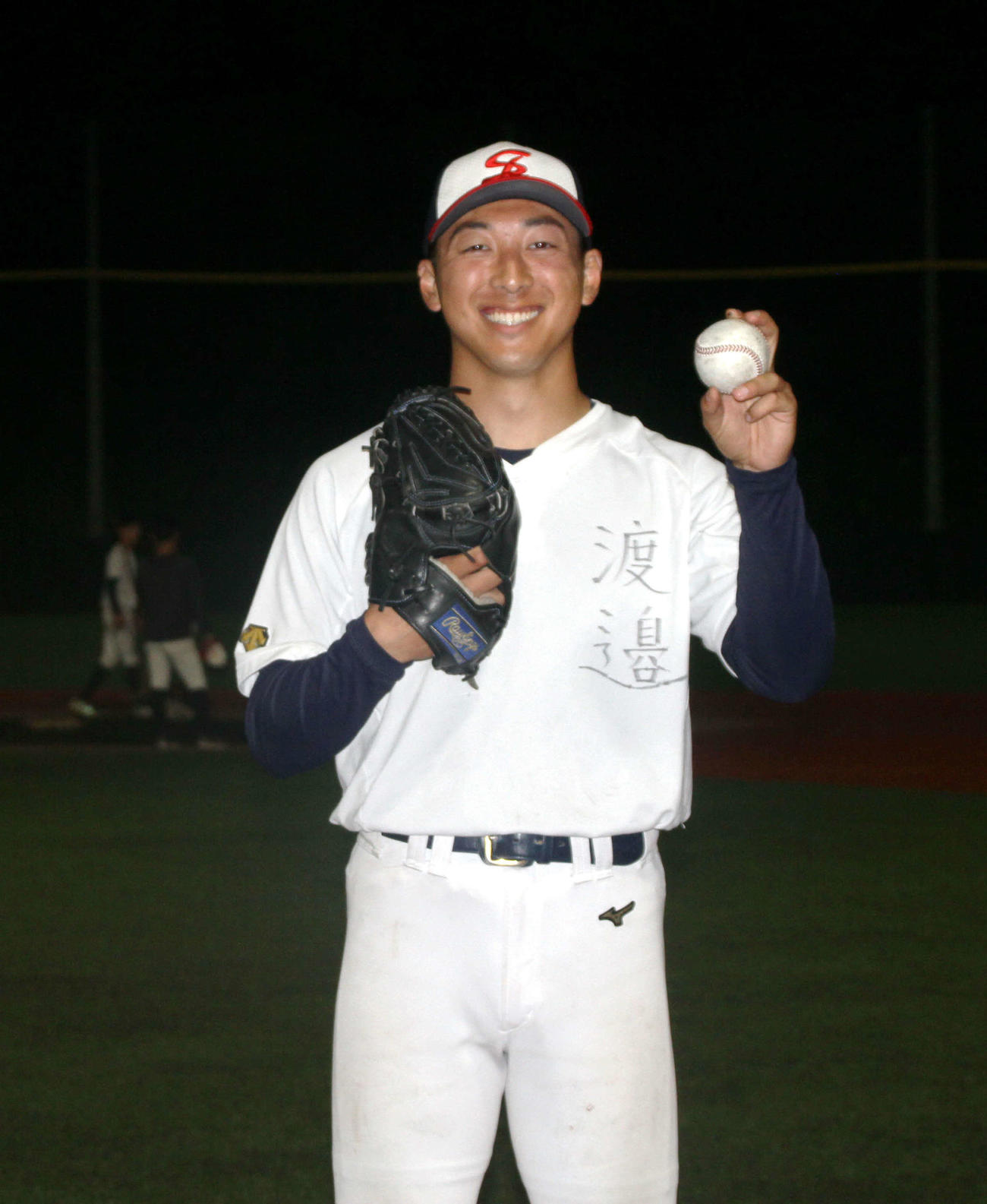 一戦必勝で全国制覇を誓った仙台大エース渡辺（撮影・木村有優）