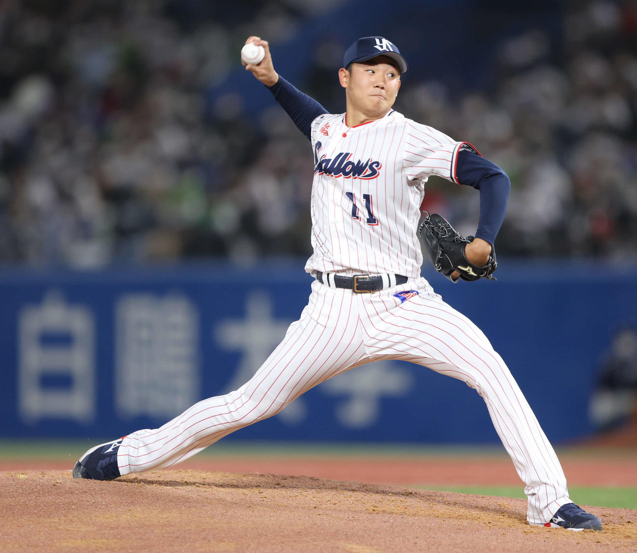 22年3月29日、巨人戦で先発した奥川恭伸