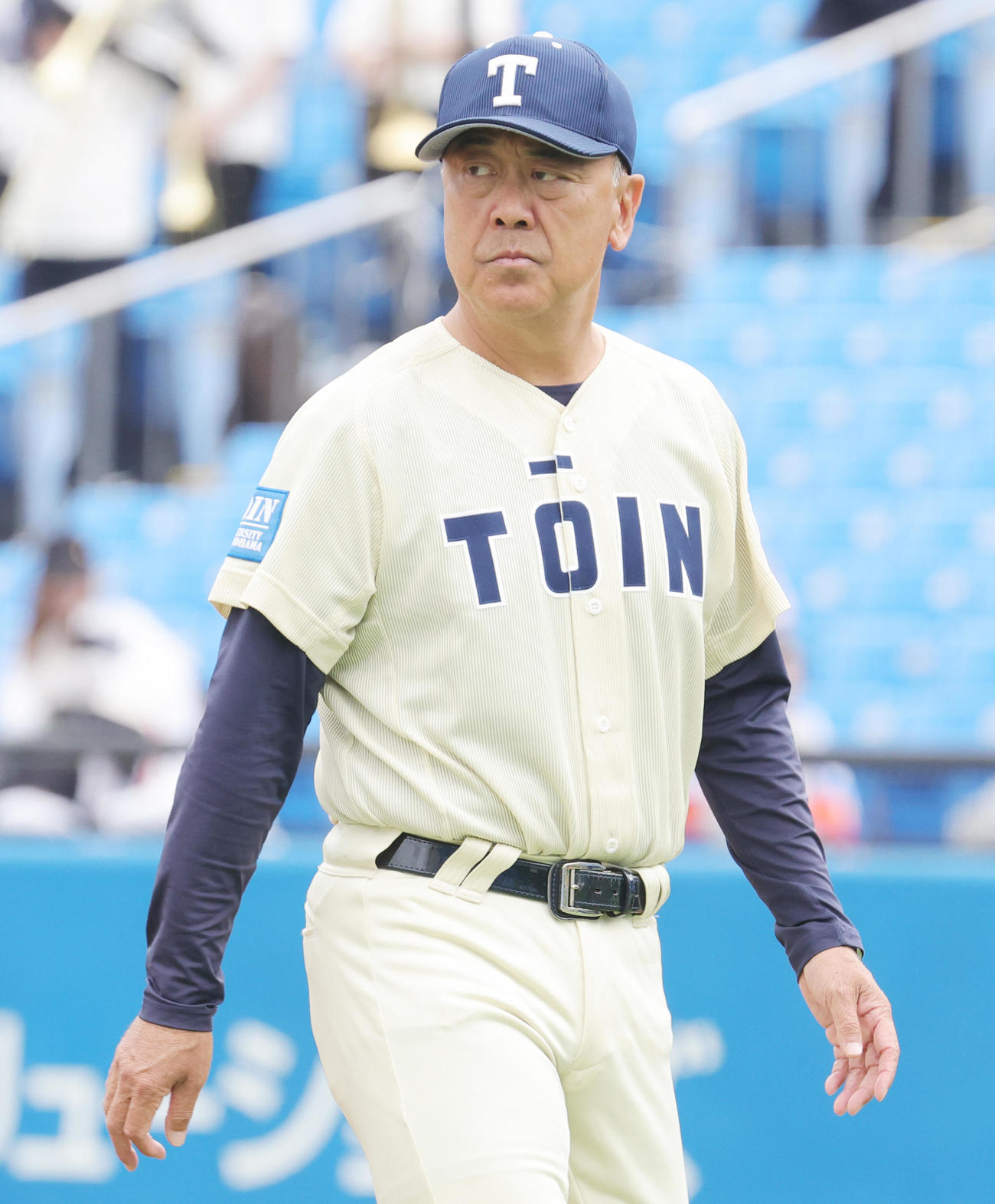 福井工大対桐蔭横浜大　桐蔭横浜大・斎藤監督（撮影・野上伸悟）