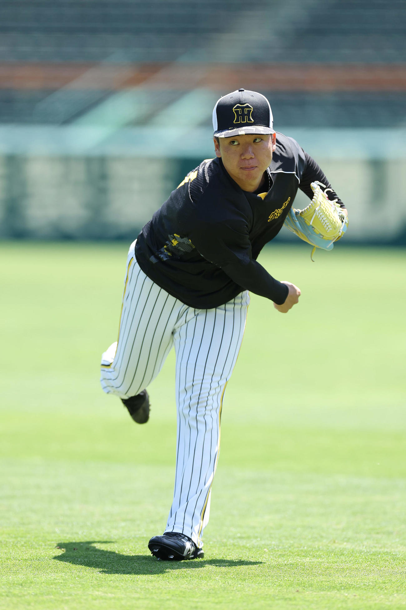 阪神村上頌樹（2024年5月撮影）
